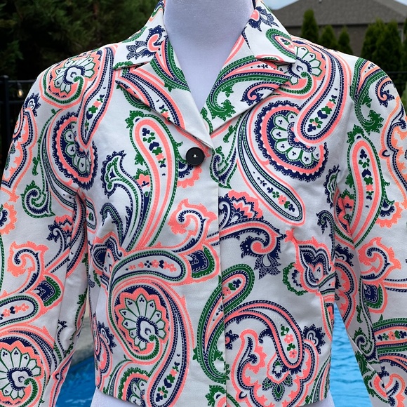 NWT Jil Sander Le Chatelier Paisley print blazer - Picture 3 of 16